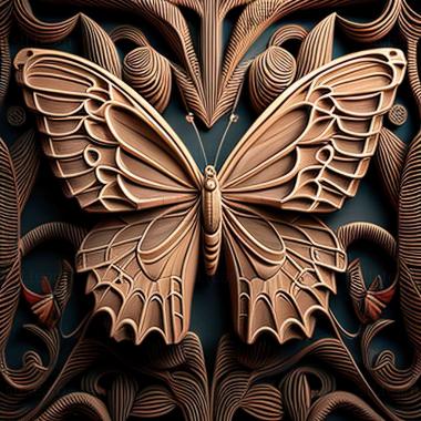 3D модель Papilio maraho (STL)
